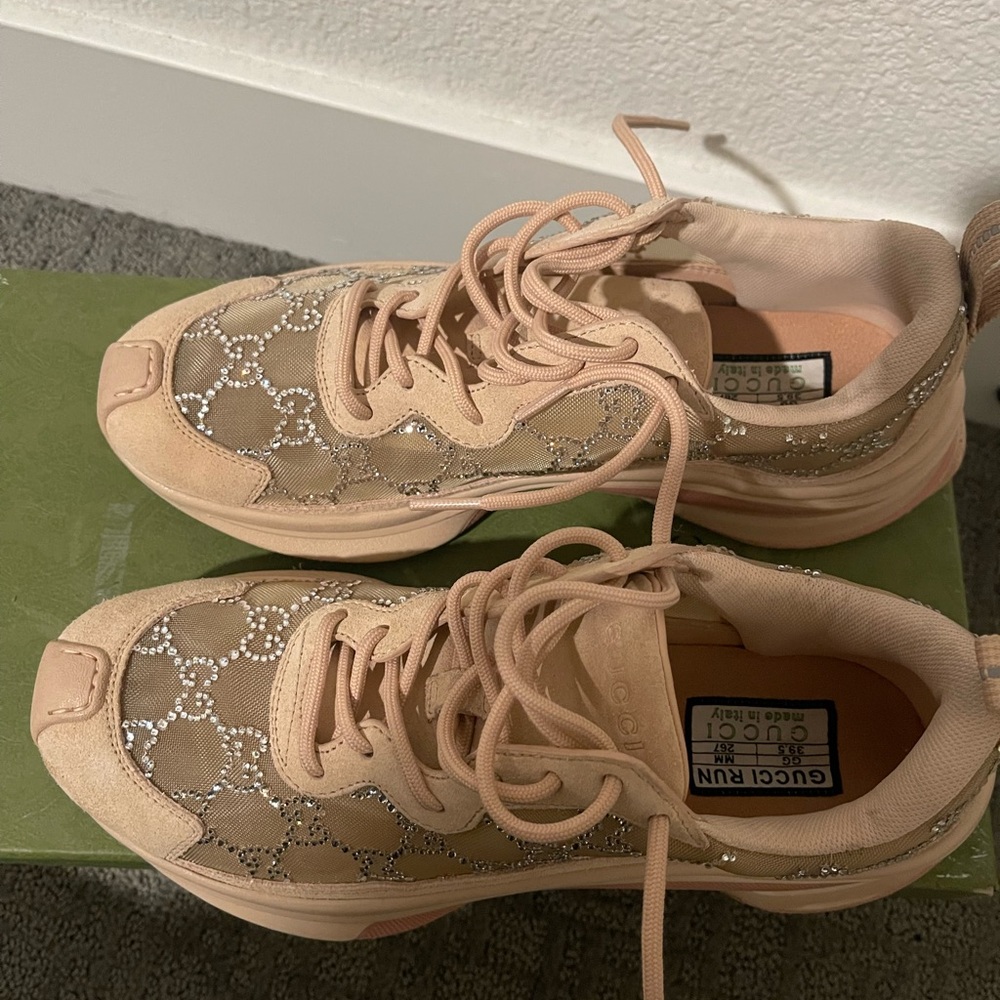 Mesh Gucci Rhyton Sneakers - Picture 2 of 3